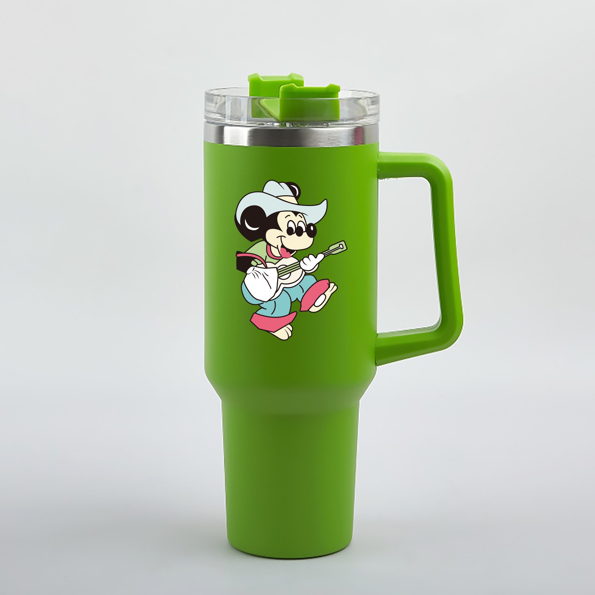 （画像用） ミッキーマウス Mickey Mouse 1200mL車用タンブラー（カラープリント）